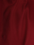 Crimson Red Solid Textured Stretch