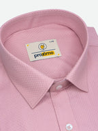 Blossom Pink Basket-Weave Dobby