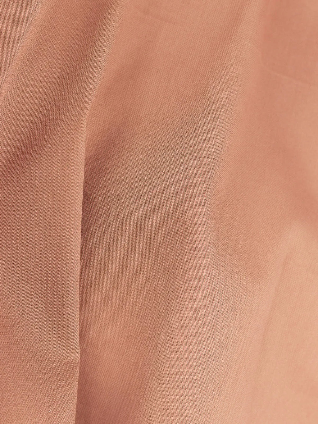 Warm Peach Solid Textured Stretch