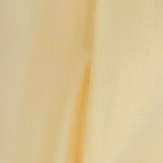 Pastel Yellow Mini Checks Stretch