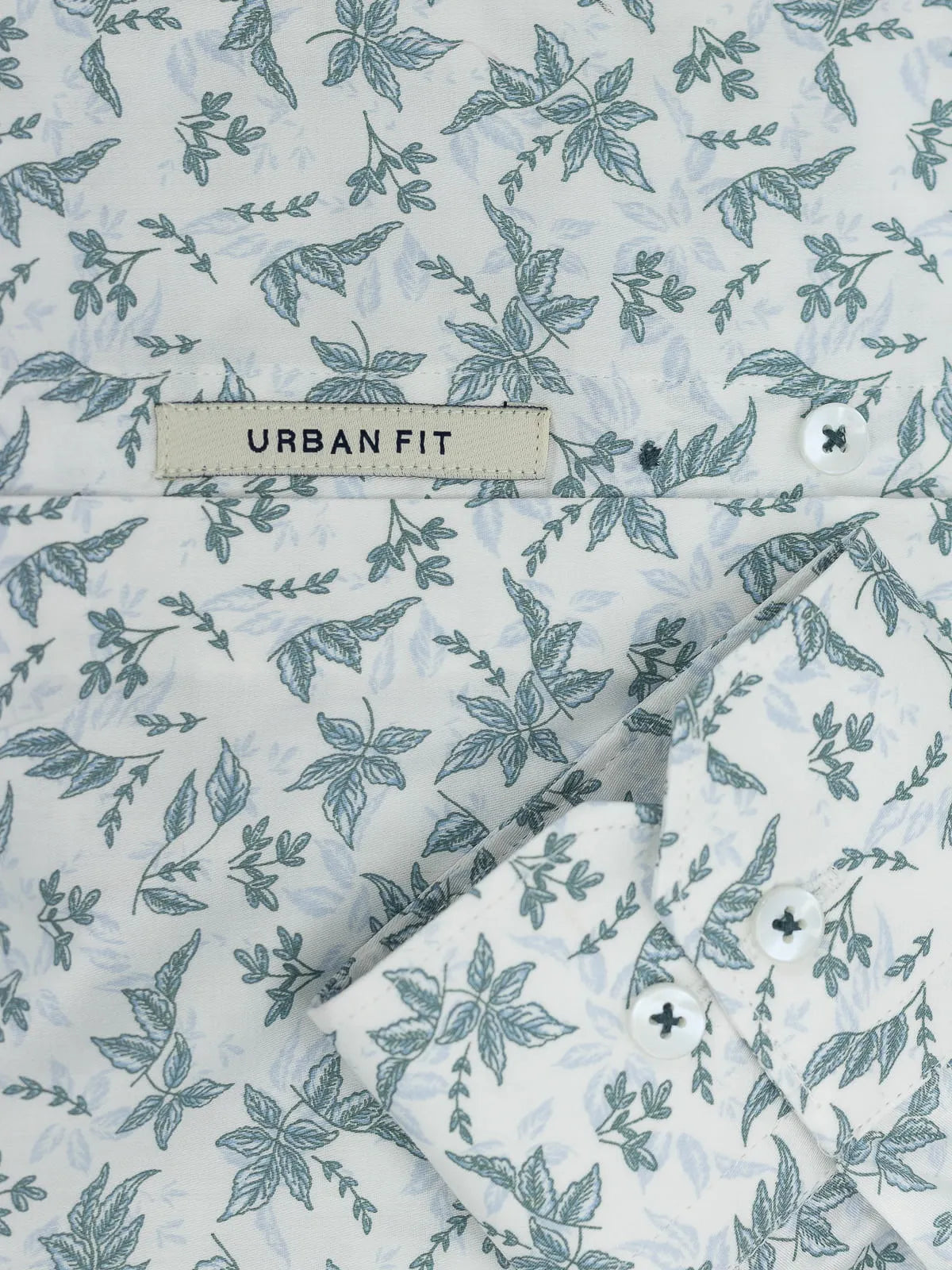Ivory White Classic Paisley Print
