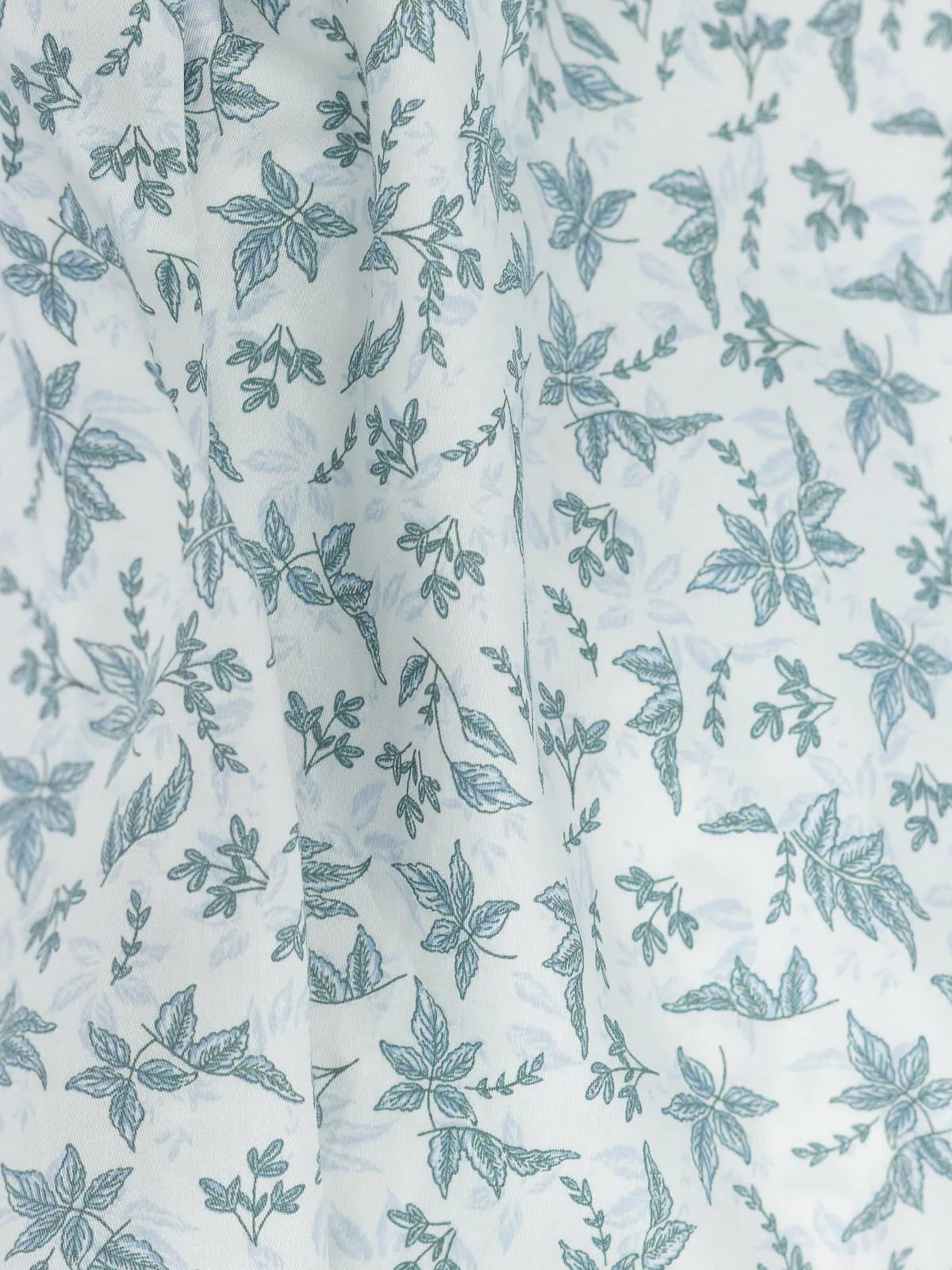 Ivory White Classic Paisley Print