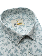 Teal Breeze Botanical Shirt