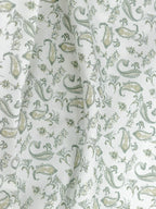 Antique Cream Botanical Fern Print