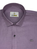 Dobby Jacquard Shirt in Lavender