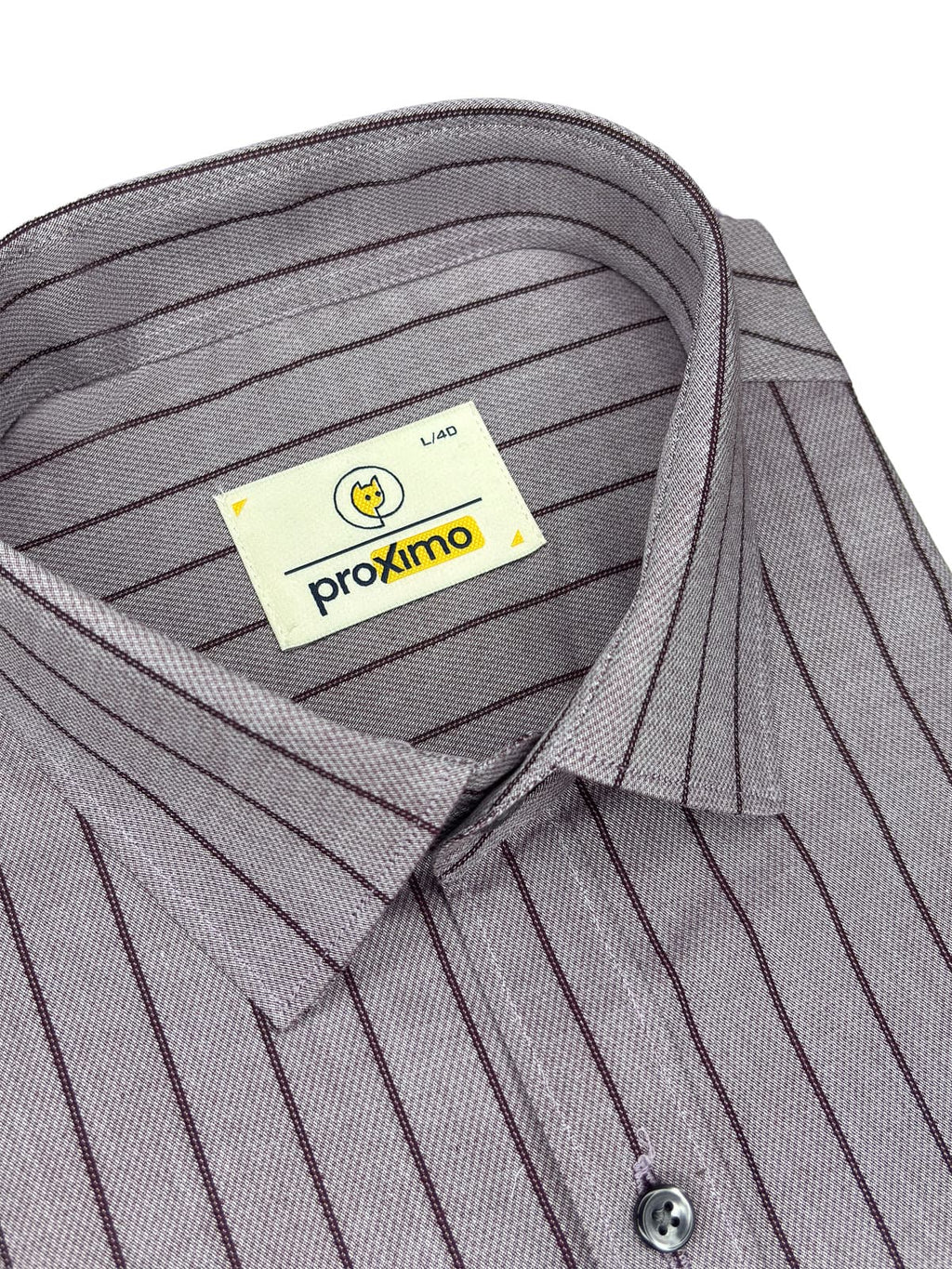 Stripe Shirt in Maroon