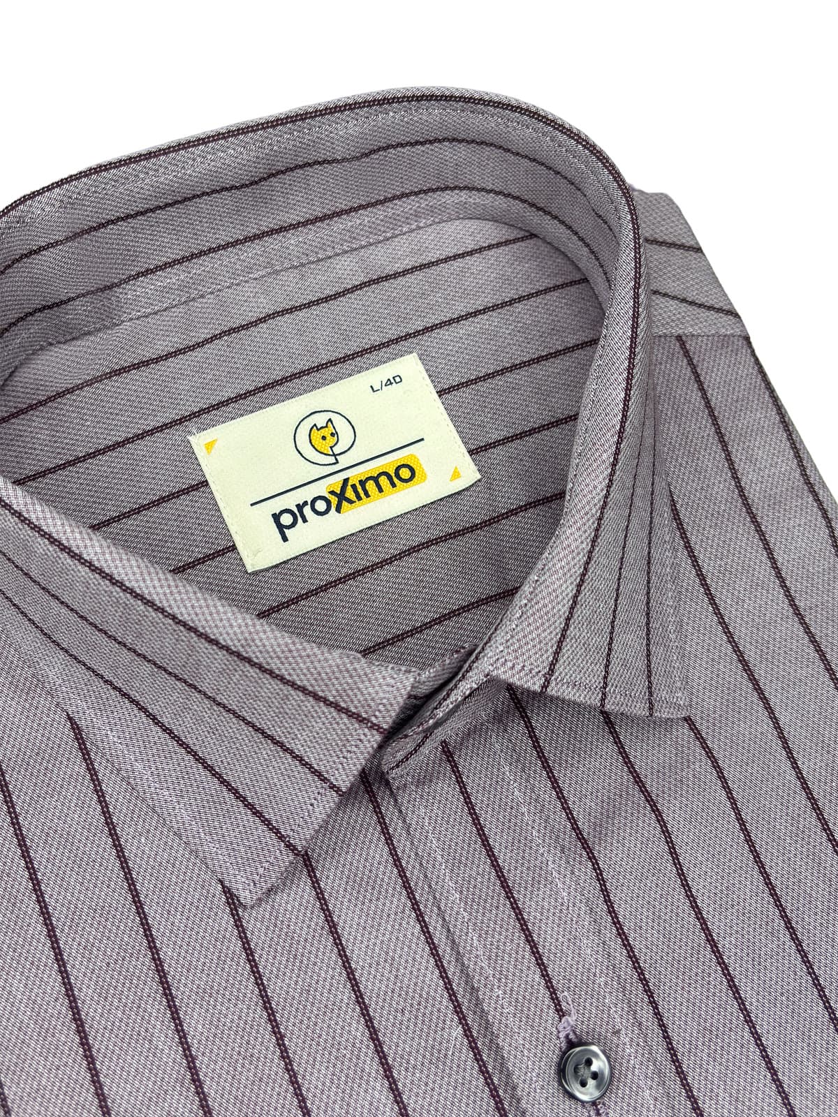 Stripe Shirt in Maroon