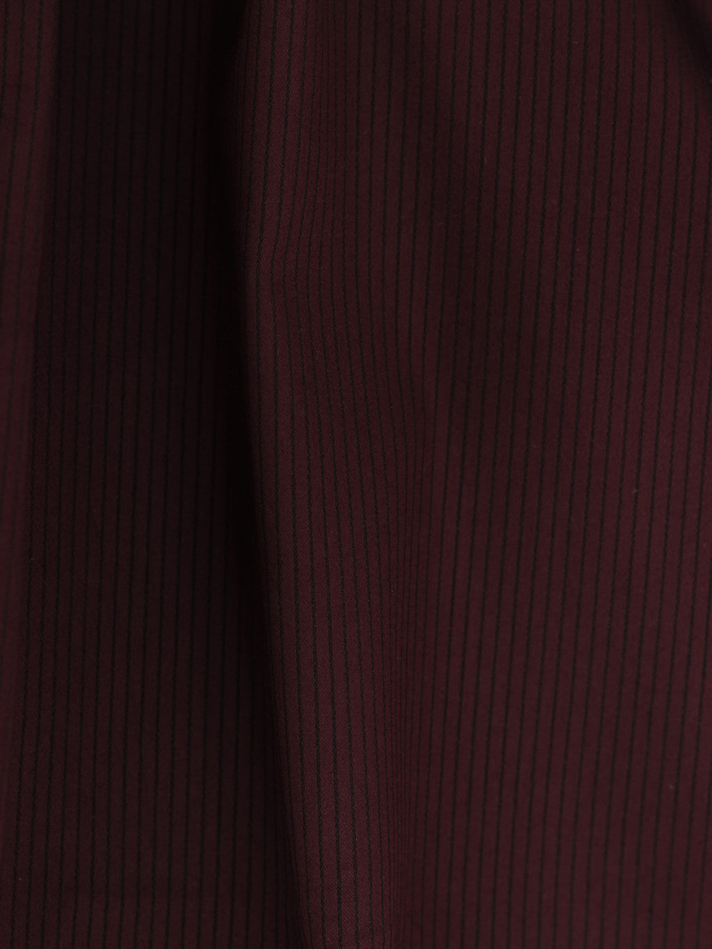 Striped Stretch Shirt in Maroon