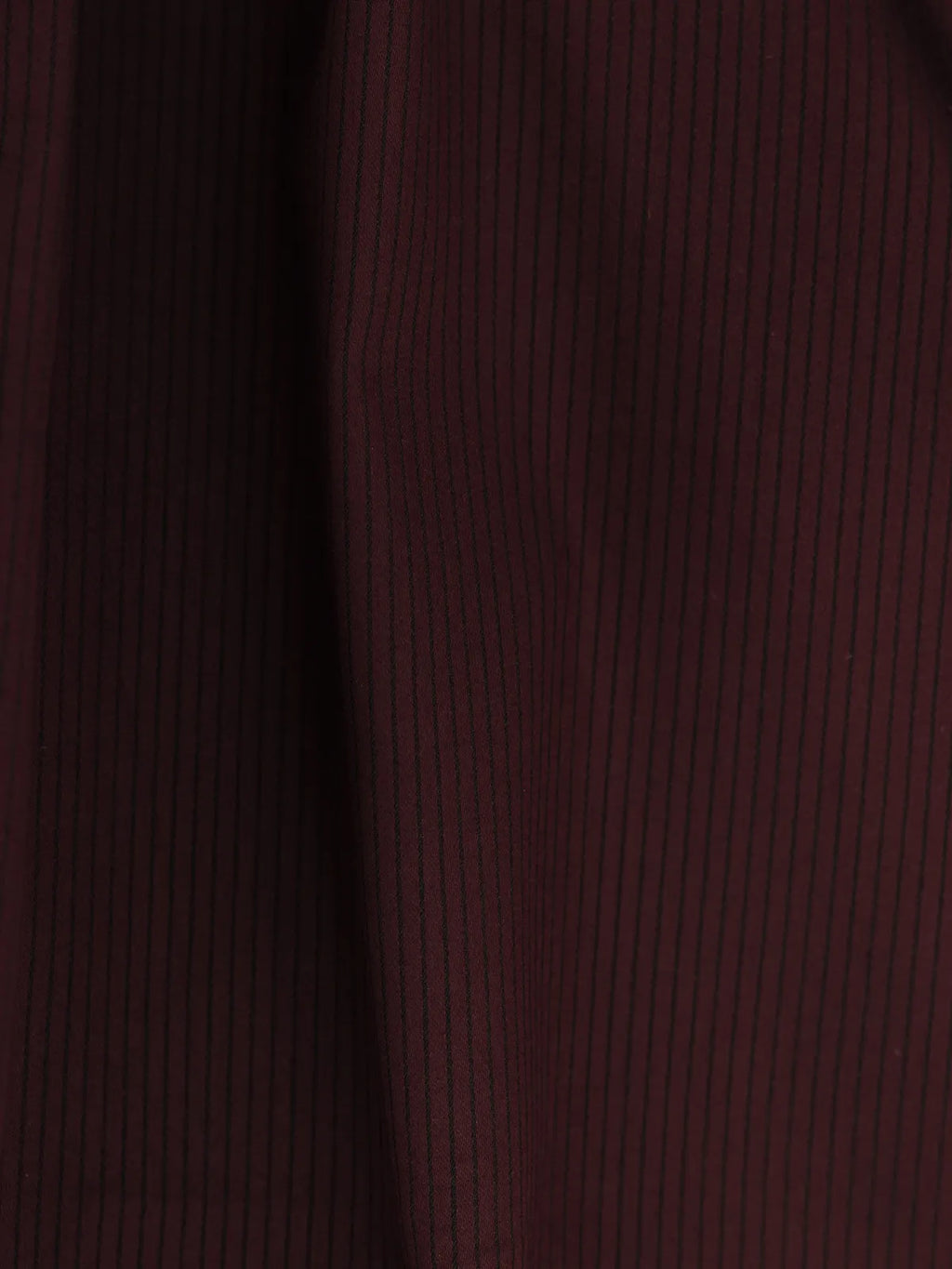 Deep Maroon Pinstripe Stretch