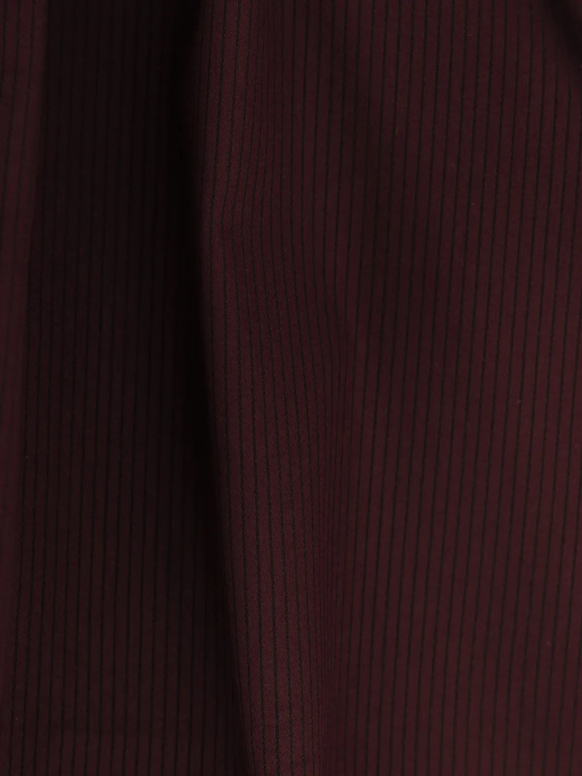 Deep Maroon Pinstripe Stretch
