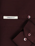 Crimson Glaze Stripe Shirt