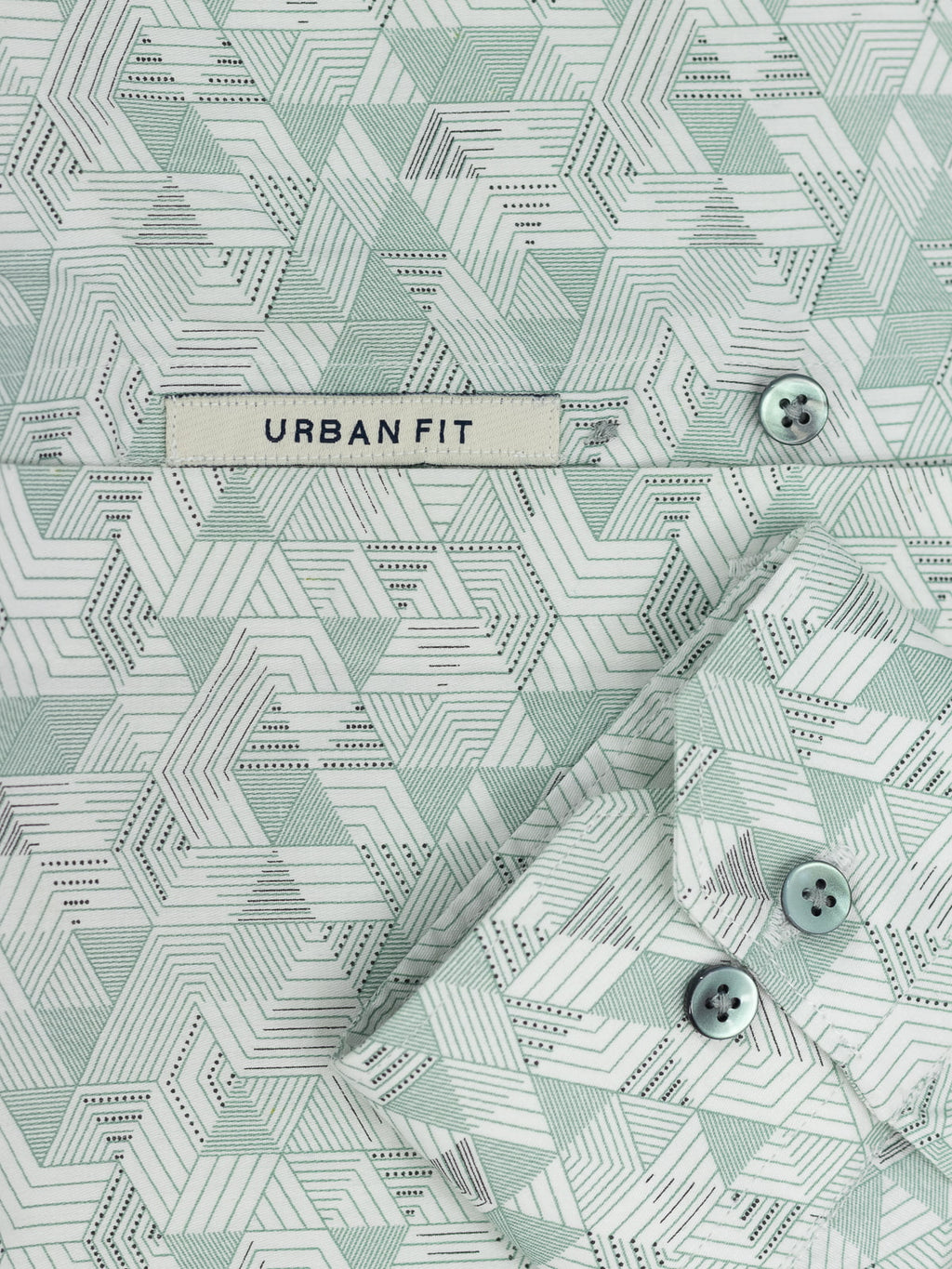 Nexus-Teal Vanilla Printed Shirt