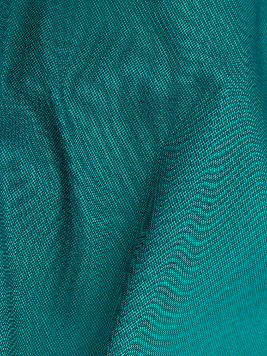 Textured Stretch Shirt in Emerald Green