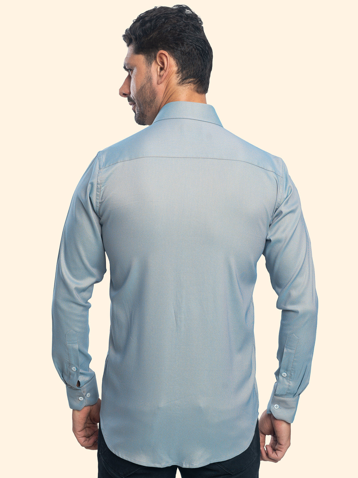 Grainline Beach-Sand Grey Plain Shirt