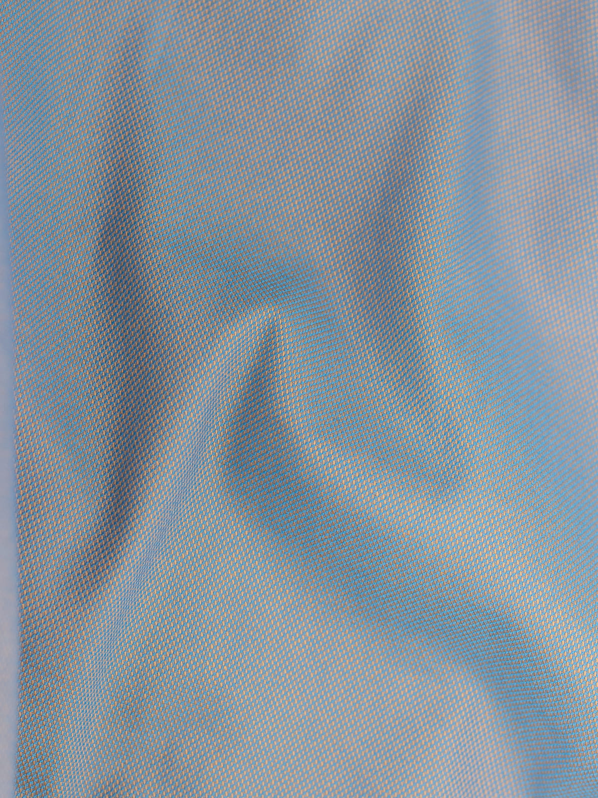 Textured Stretch Shirt in Sand Grey