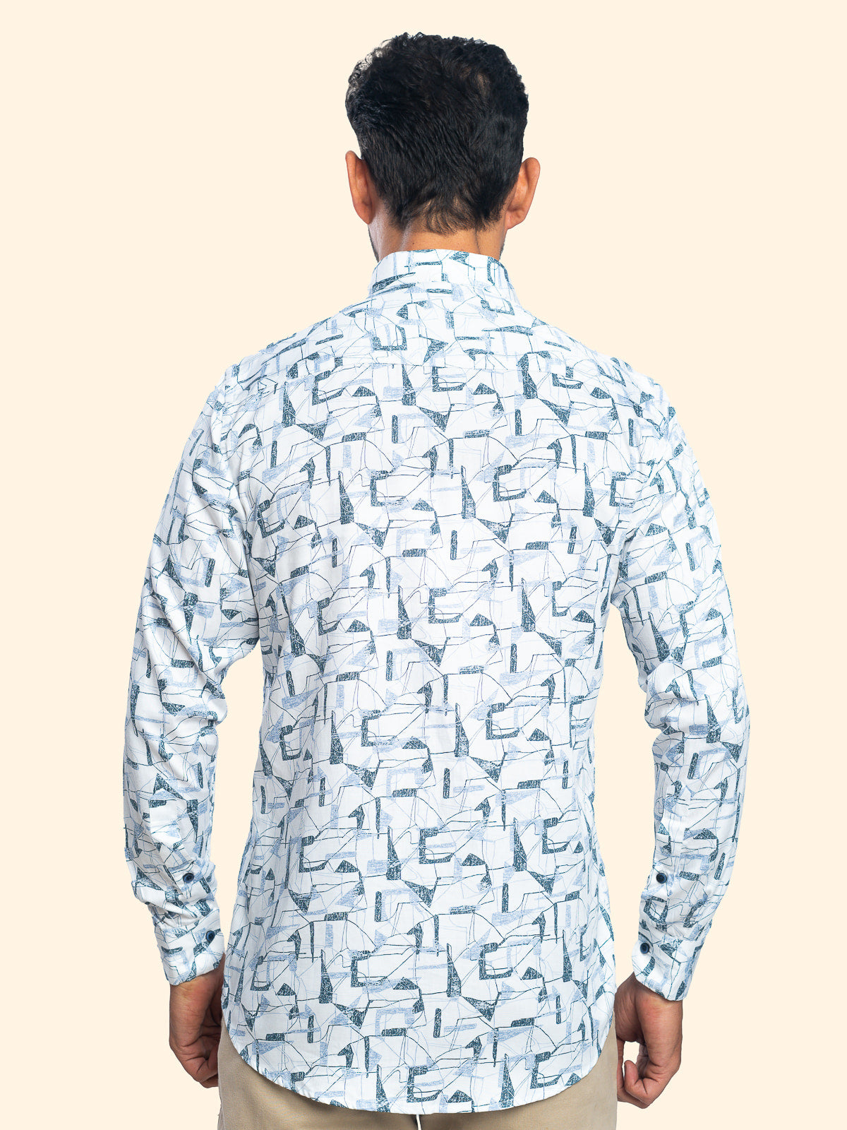 Untamed-Ocean Vanilla Printed Shirt