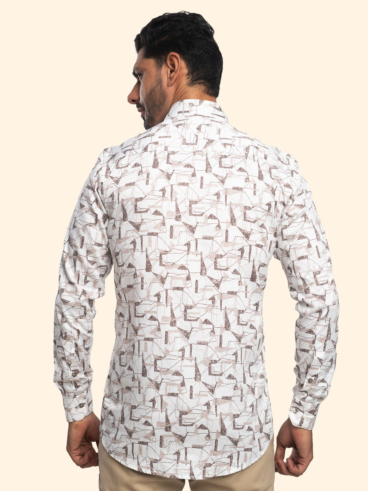 Untamed-Earth Vanilla Printed Shirt