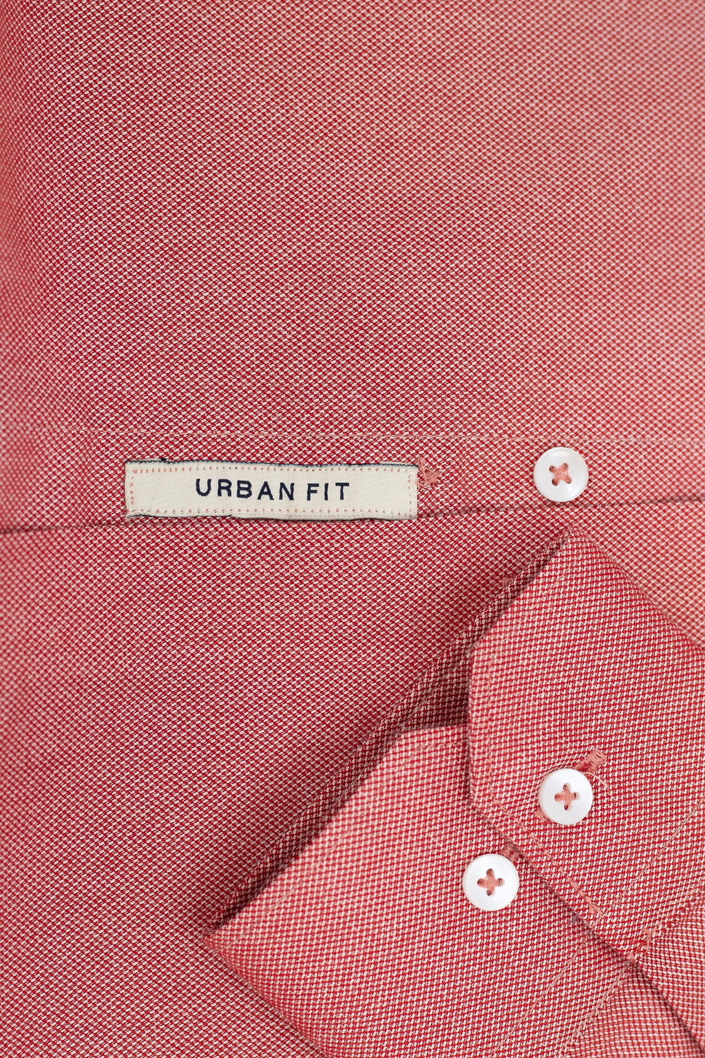 Textured Stretch Shirt in Dusty Peach