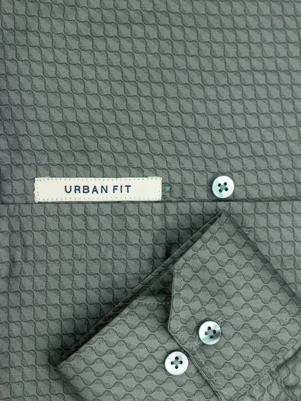 Ripple Olive Printed Shirt