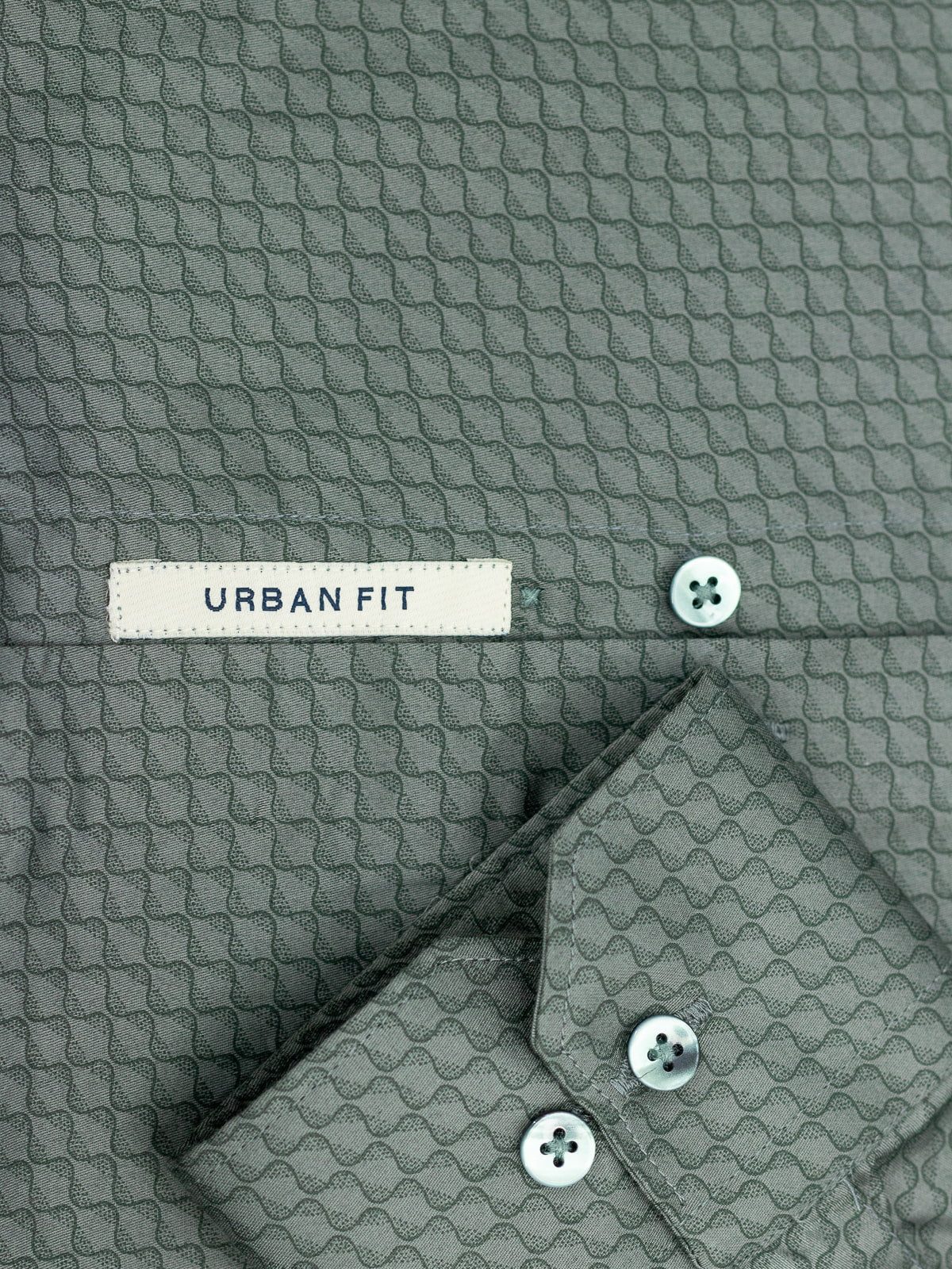 Ripple Olive Printed Shirt