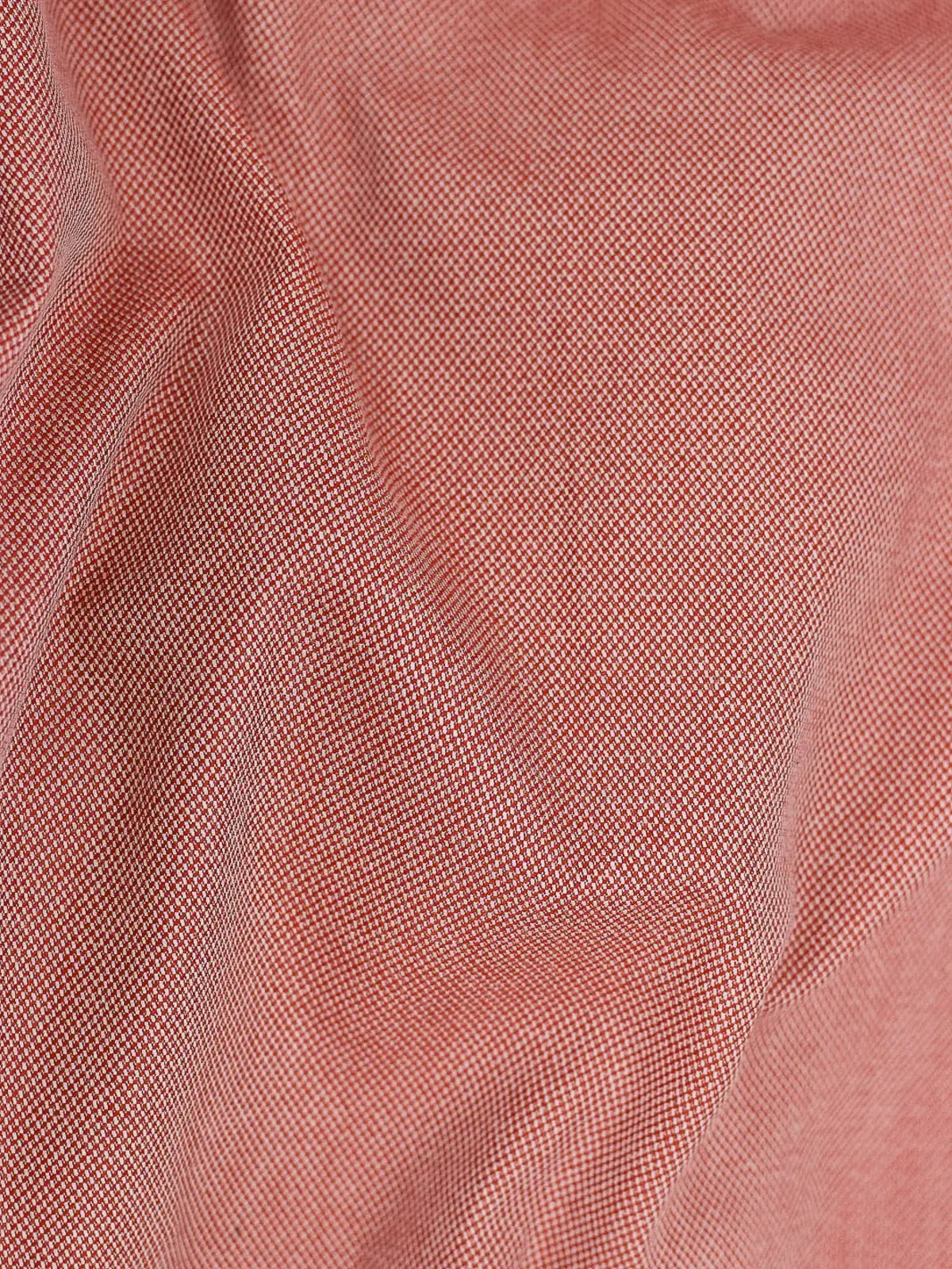 Terracotta Brick Solid Textured Stretch