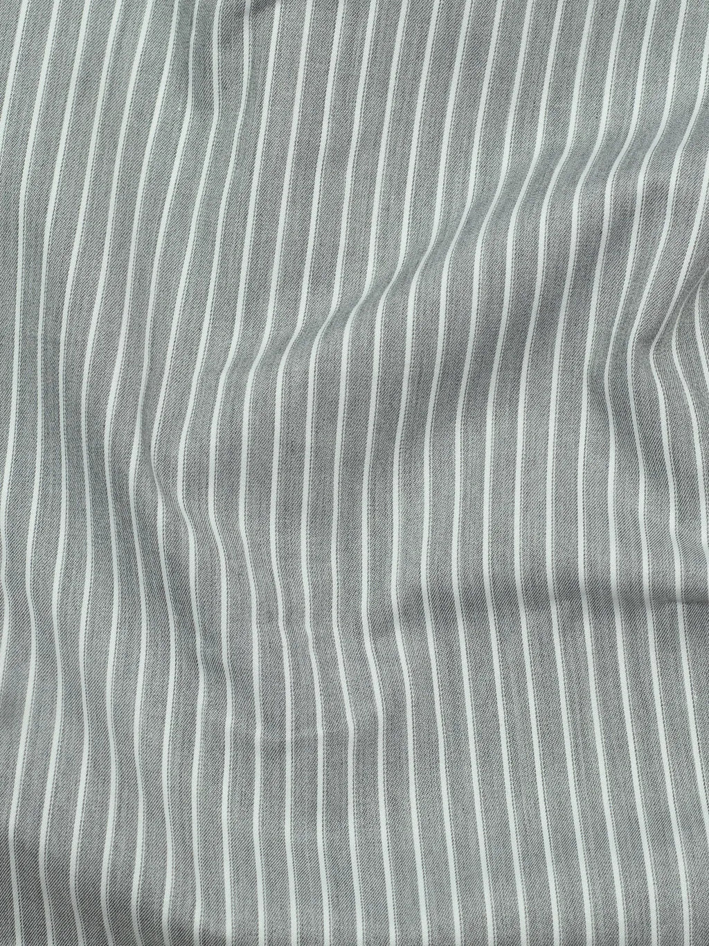 Steel Grey Stripe Oxford