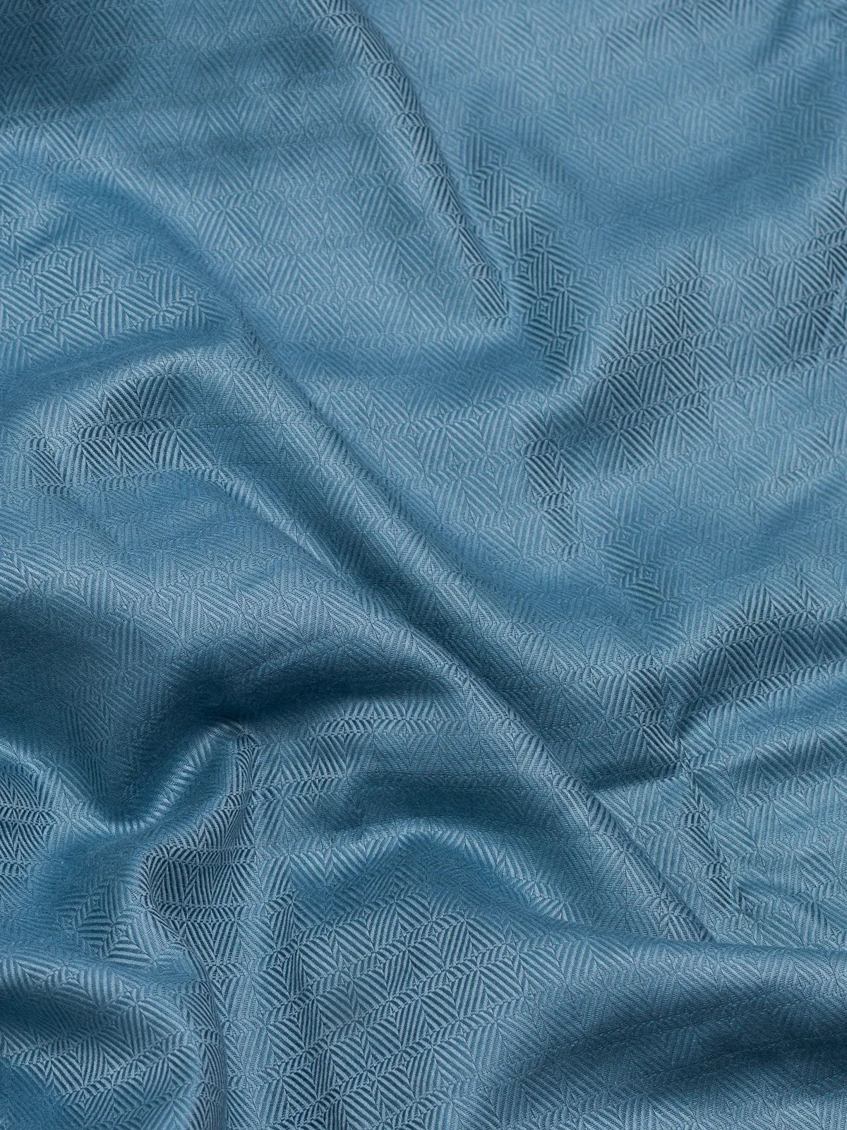 Slate Blue Dobby Chevron