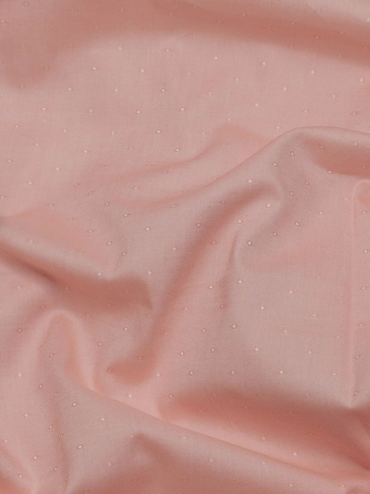 Pastel Peach Dobby Pin Dot