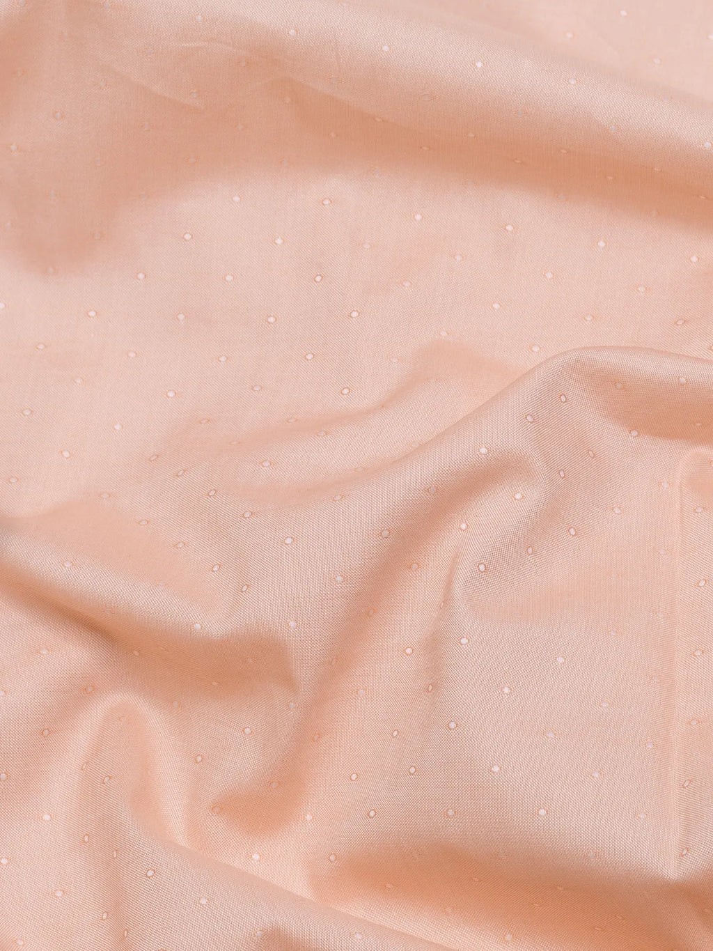 Pastel Peach Dobby Pin Dot