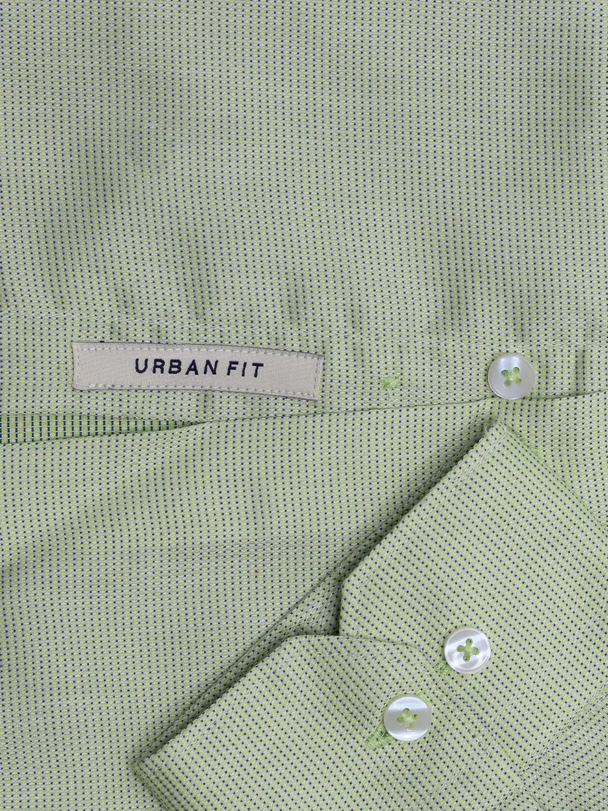 Pista Green Fleck Mini Pattern