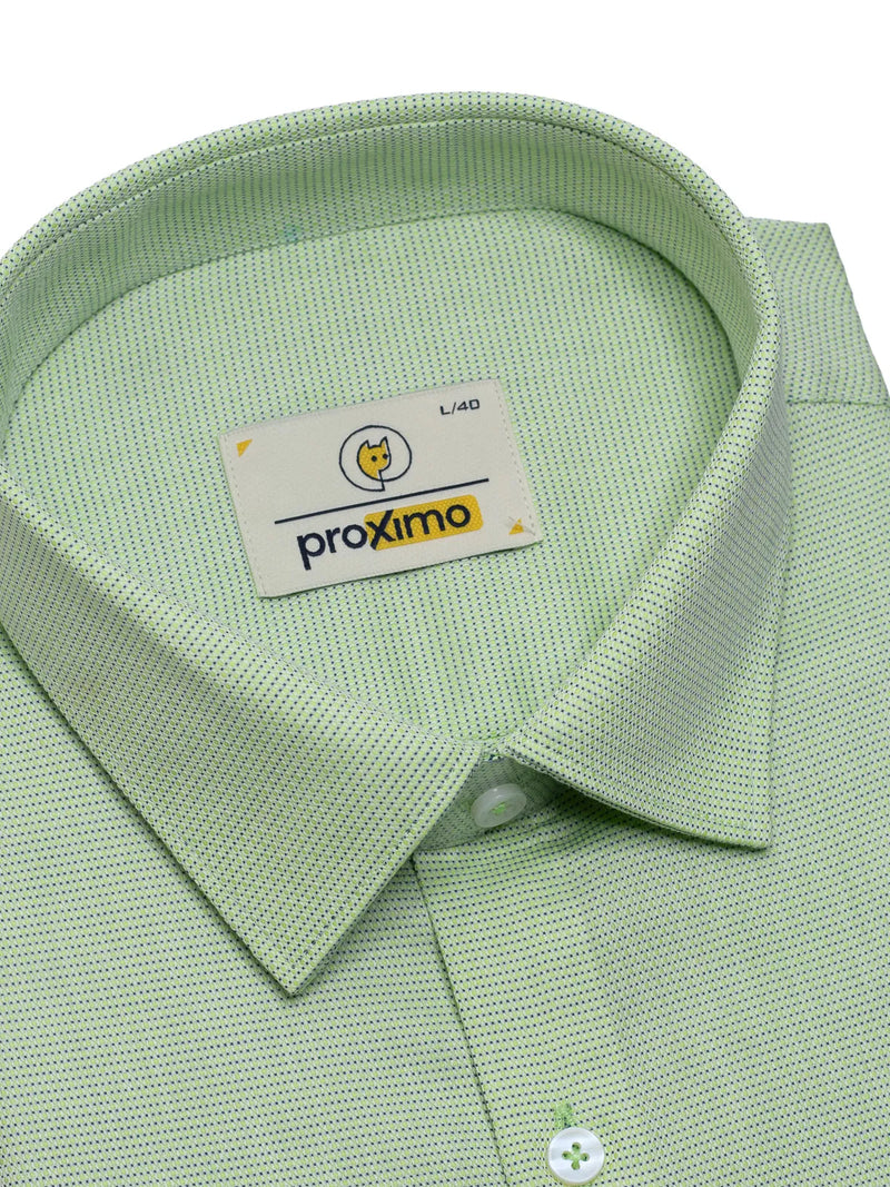 Pista Green Fleck Mini Pattern