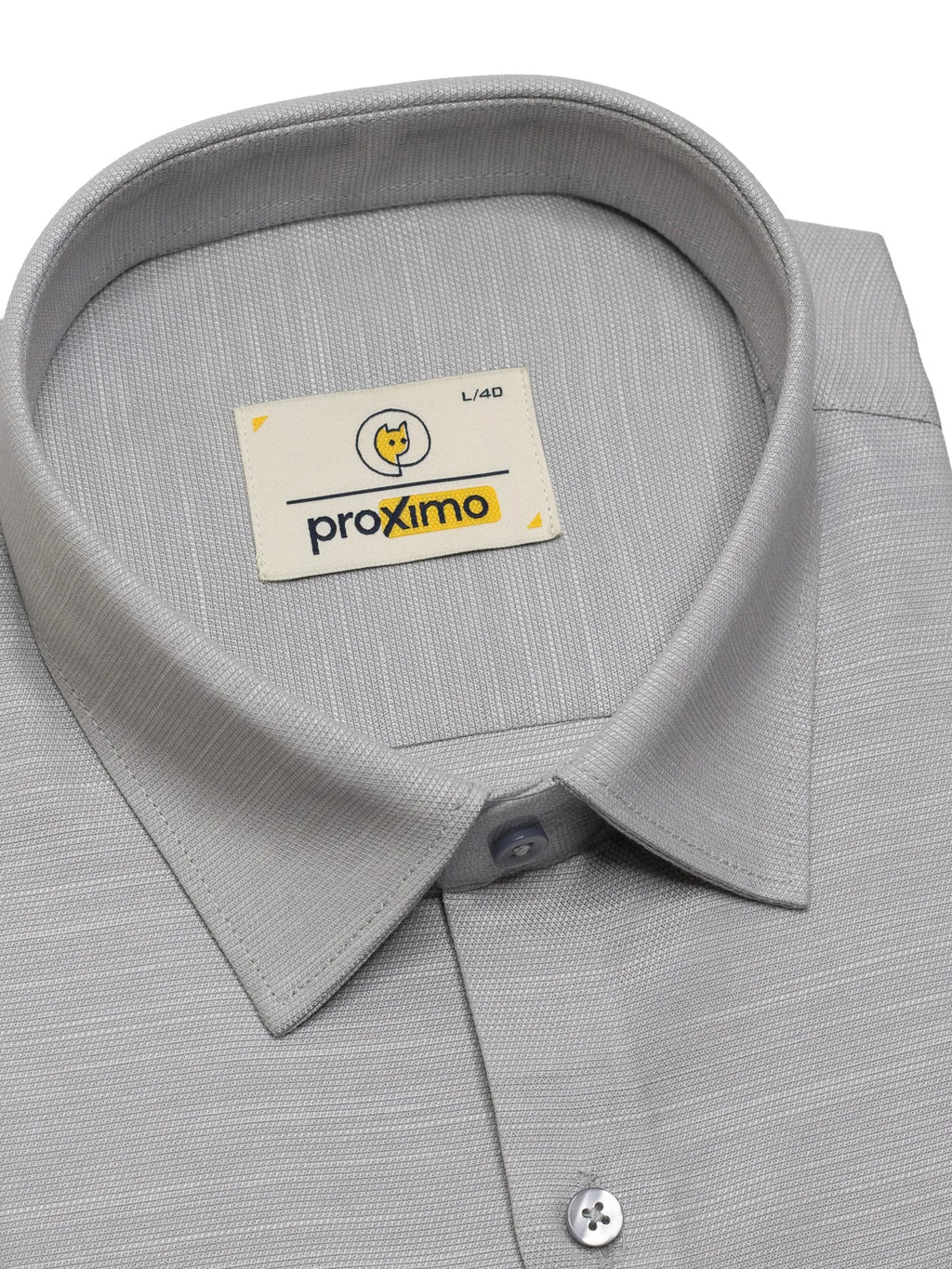 Grey Solid Slub