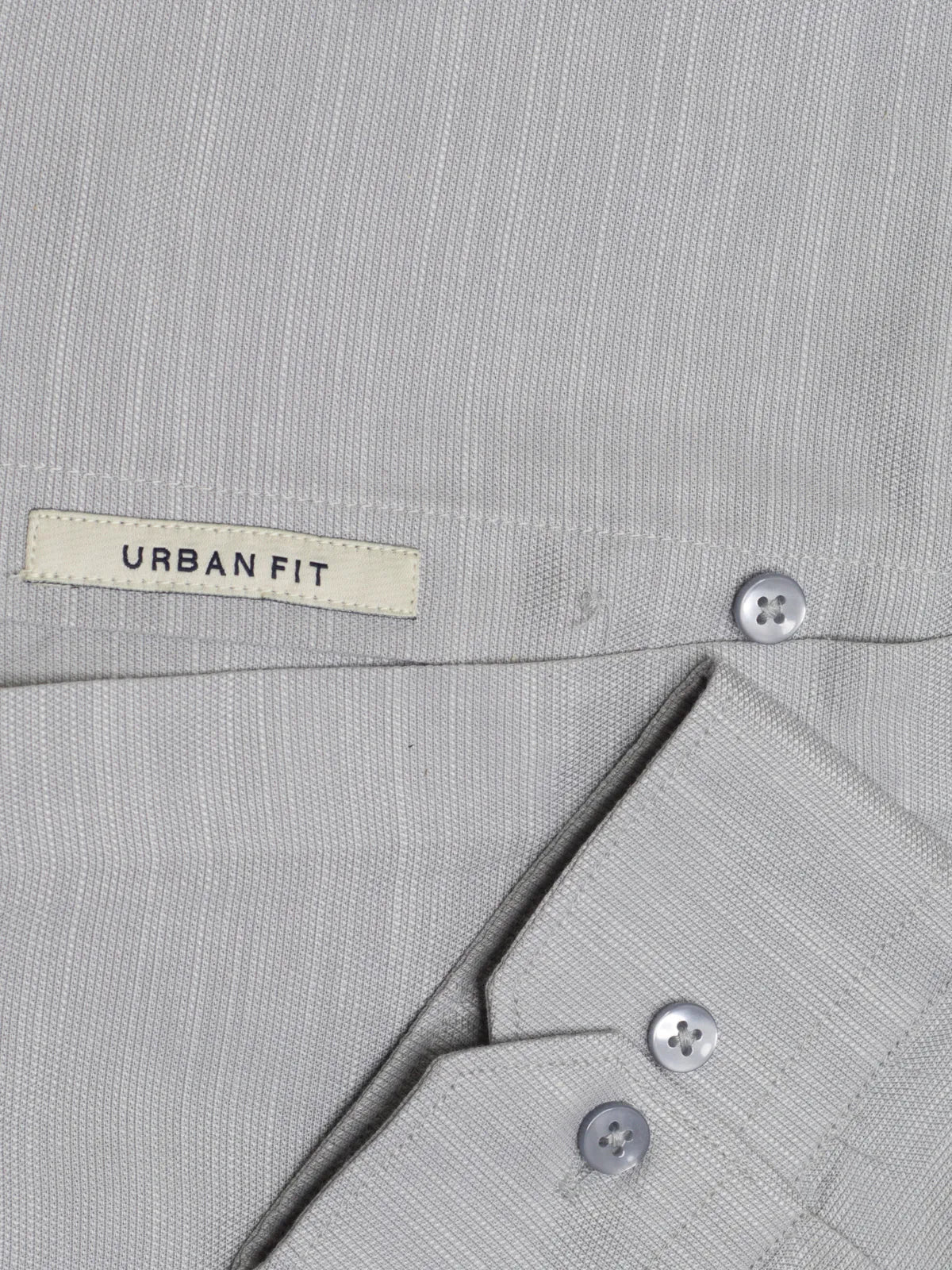 Grey Solid Slub