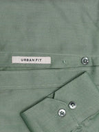 Olive Green Stripe Herringbone