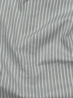 Steel Grey Stripe Oxford
