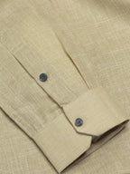Sand Beige Linen Look Short Kurta